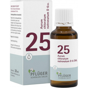 Biochemie Pflüger 25 Aurum Chloratum Natronatum D6 30 ml Tropfen