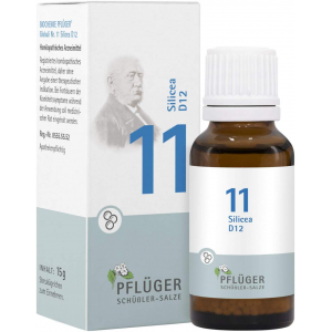 Biochemie Pflüger Nr. 11 Silicea D12 15 G Globuli