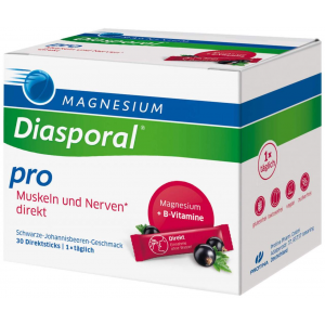 Magnesium Diasporal Pro Muskeln und Nerven direkt Direktgranulat 30 Sticks