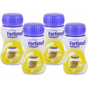 Fortimel Compact 2.4 Bananengeschmack 4 X 125 ml Flüssigkeit