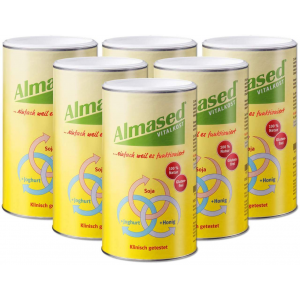 Sparset Almased Vital - Pflanzen - Eiweißkost 6 x 500 g Pulver