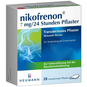 Nikofrenon 7 mg in 24 Stunden transdermale Pflaster 28 Stück