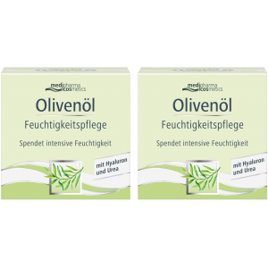 medipharma cosmetics Olivenöl Feuchtigkeitspflege 2 x 50 ml