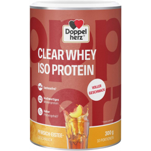 Doppelherz Clear Whey Iso Protein Pfirsich-Eistee 300 g Pulver