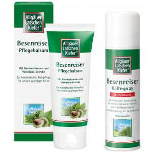 Allgäuer Latschenkiefer Besenreiser Pflegebalsam 75 ml + Kältespray 150 ml