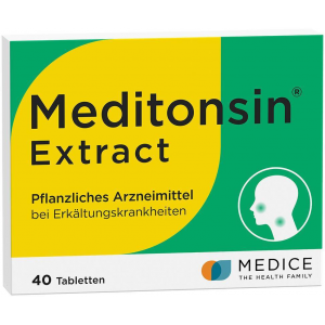 Meditonsin Extract pflanzliche Erkältungstabletten 40 Stück