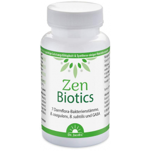 Zen Biotics Darmflora-Bakterien + GABA Dr.Jacob s 60 Kapseln