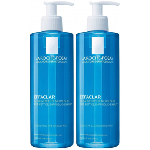 La Roche Posay Effaclar Schäumendes Reinigungsgel 2 x 400 ml