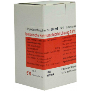 Isotonische Nacl Lösung 0,9% Eifelfango 50 ml Infusionslösung