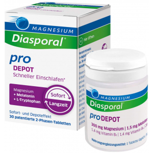 Magnesium Diasporal pro Depot Schneller Einschlafen 30 Tabletten