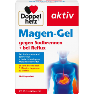 Doppelherz aktiv Magen-Gel gegen Sodbrennen und Reflux 20 Dosierbeutel