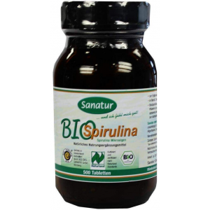 Biospirulina Aus Ökologischer Aquakultur Tabletten 500 Tabletten