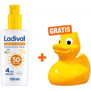 Ladival empfindliche Kinderhaut Spray LSF 50+ 150 ml + gratis Ente