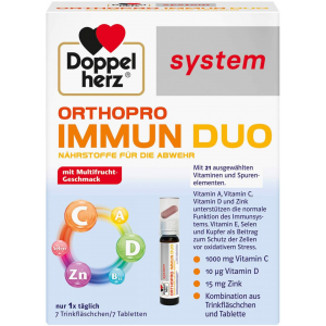 Doppelherz system Orthopro Immun Duo 7 Trinkfläschchen + 7 Tabletten