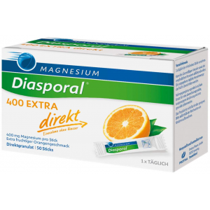 Magnesium Diasporal 400 Extra 50 Direkt Granulat Sticks