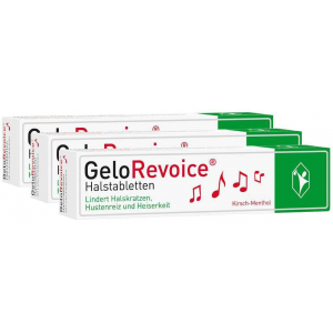 GeloRevoice Halstabletten Kirsch - Menthol 3 x 20 Lutschtabletten