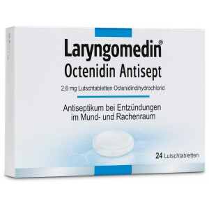 Laryngomedin Octenidin Antisept 2,6 mg Lutschtabl. 24 Stück