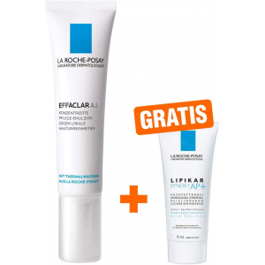 La Roche Posay Effaclar AI Creme 15 ml + gratis Lipikar Syndet AP+ 15 ml