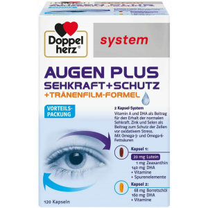 Doppelherz system Augen plus Sehkraft + Schutz 120 Kapseln