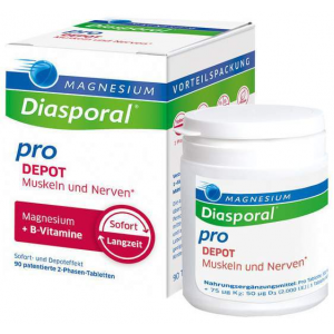 Magnesium Diasporal Pro DEPOT Muskeln und Nerven Tabletten 90 Stück