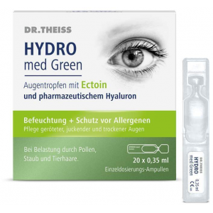 Dr.Theiss Hydro med Green Augentropfen 20 x 0,35 ml Einzeldosispipetten