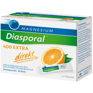 Magnesium Diasporal 400 Extra 20 Direkt Granulat Sticks