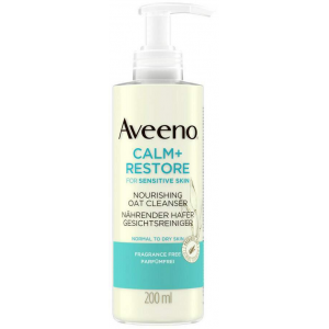 Aveeno Calm+ Restore Nährende Hafer Gesichtsreinigung 200 ml