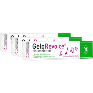 GeloRevoice Halstabletten Holunderblüte - mentholfrei 3 x 20 Lutschtabletten
