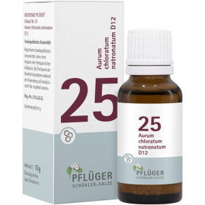 Biochemie Pflüger Nr. 25 Aurum Chloratum Natronatum D12 15 G...