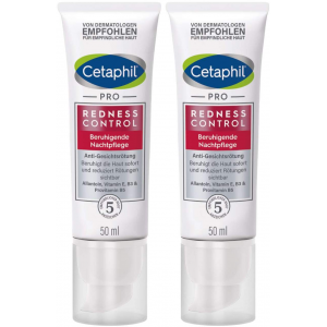 Cetaphil RednessControl Creme beruhigende Nachtpflege 2 x 50 ml