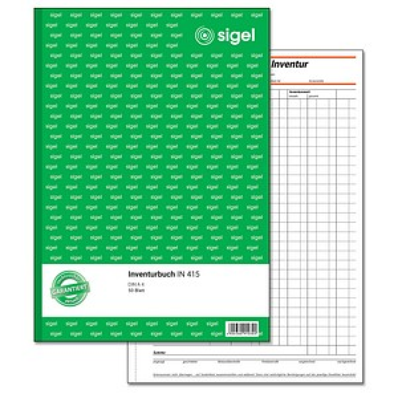 SIGEL Inventurbuch IN415, 1 St. – Bild 1 von 6