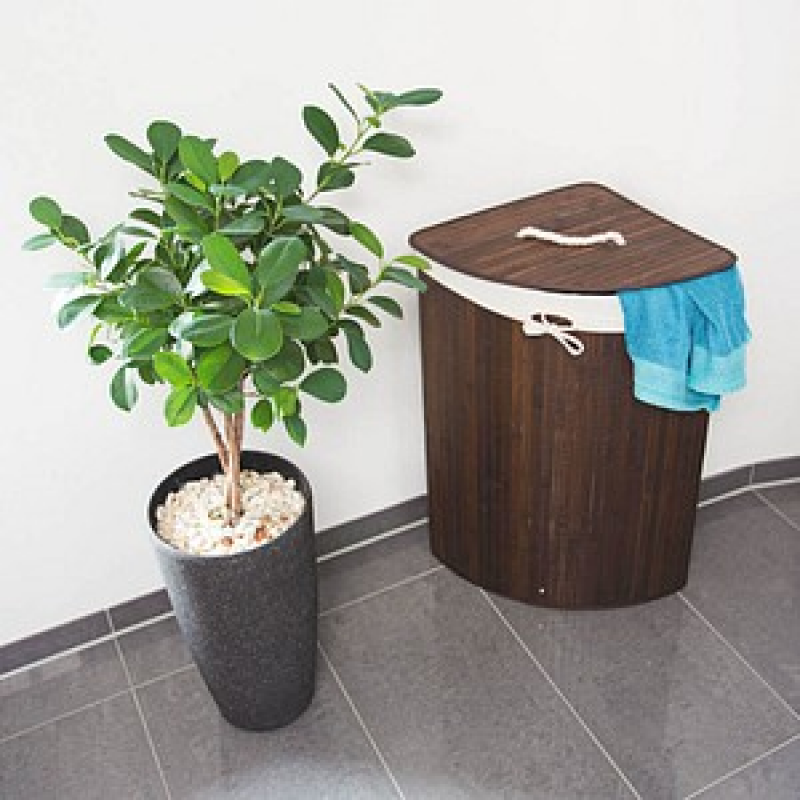 relaxdays Wäschekorb braun, 1 St. – Bild 1 von 7
