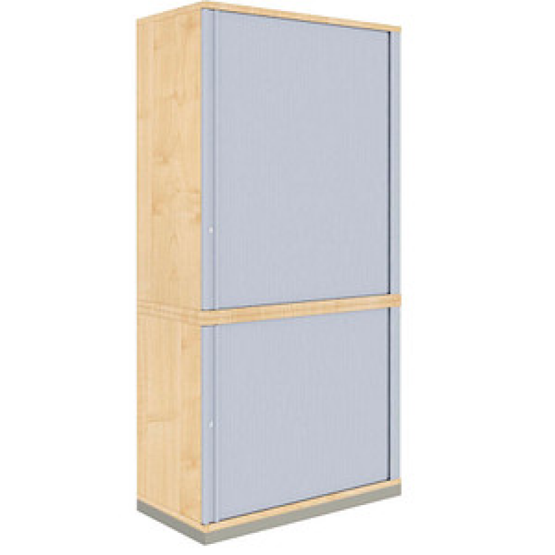 fm Sidney Rollladenschrank königsahorn 3 Fachböden 100,0 x 44,2 x 186,9 cm – Bild 1 von 3