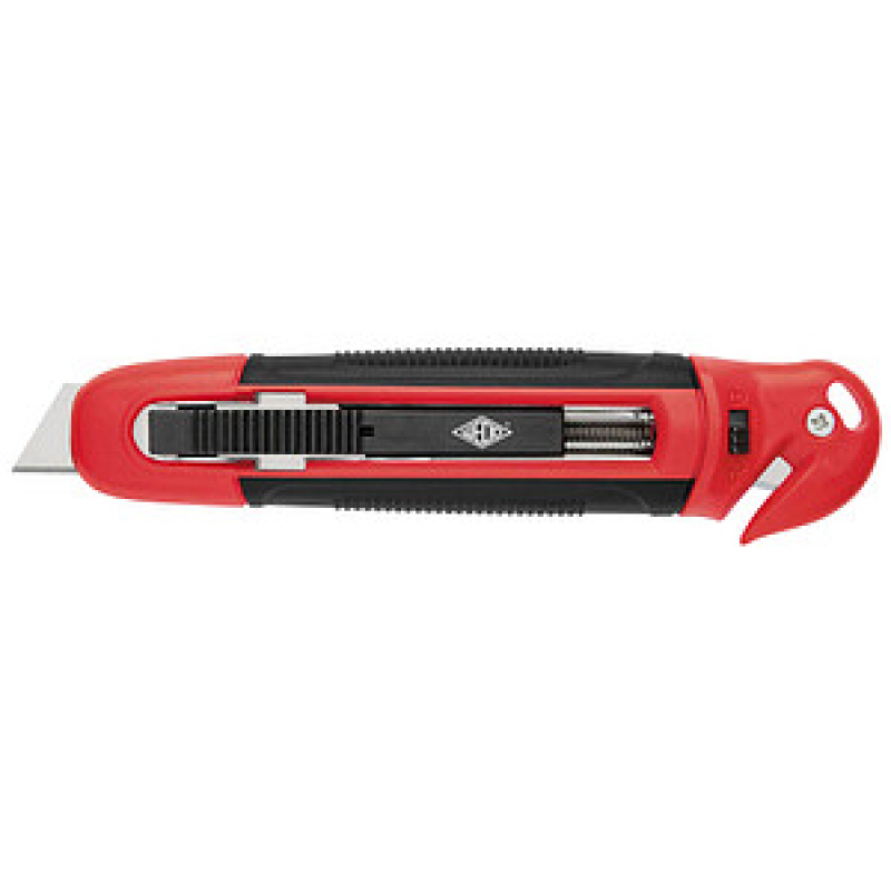 WEDO Cuttermesser Safety-Folienschneider rot 18 mm, 1 St. – Bild 1 von 5