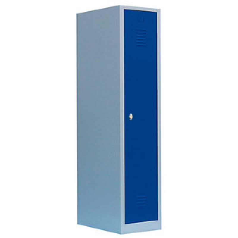 LÜLLMANN Spind enzianblau, lichtgrau 515111, 1 Schließfach 41,5 x 50,0 x 180,0 cm – Bild 1 von 3