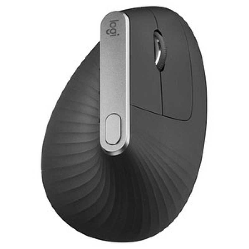 Logitech MX Vertical Maus ergonomisch kabellos schwarz, grau – Bild 1 von 6