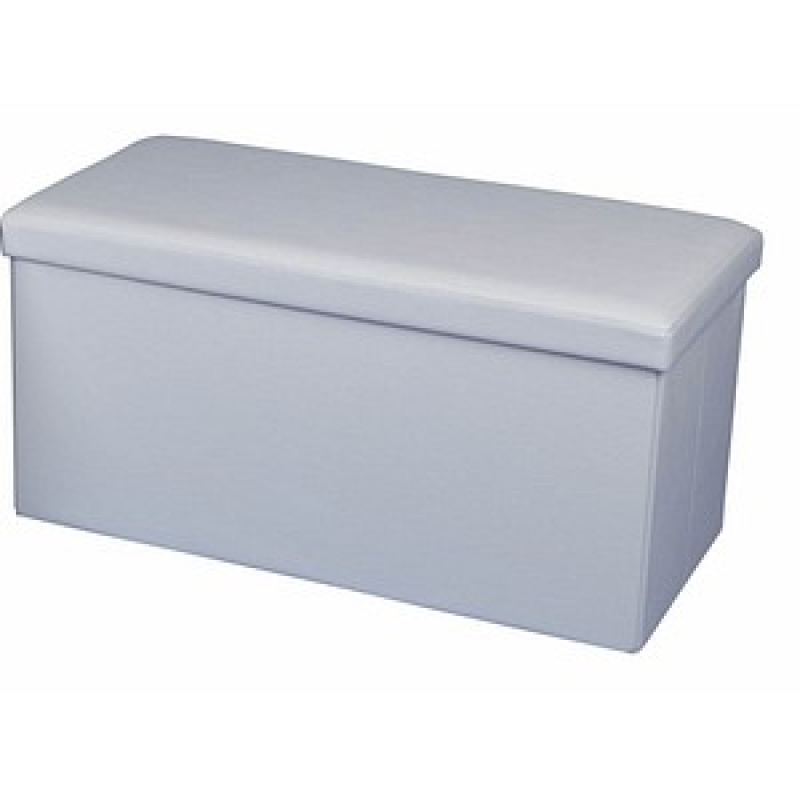 Echtwerk Sitztruhe SeatBox EW-SB-0480 weiß Holz 76,0 cm – Bild 1 von 4