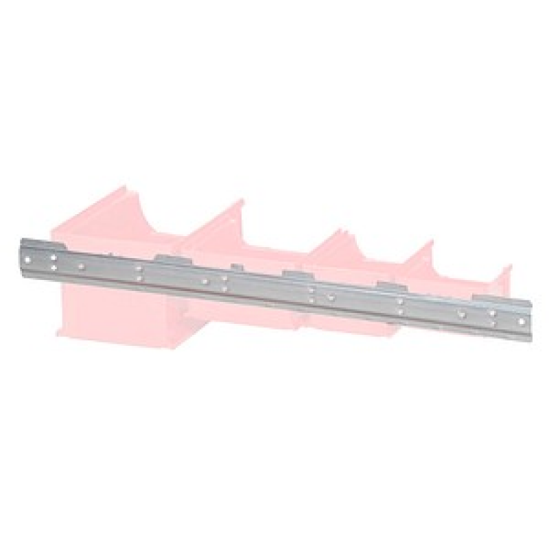 Allit Wandschiene für Sichtlagerkästen ProfiPlus 0,5 x 59,0 x 4,7 cm, 1 St. – Bild 1 von 3