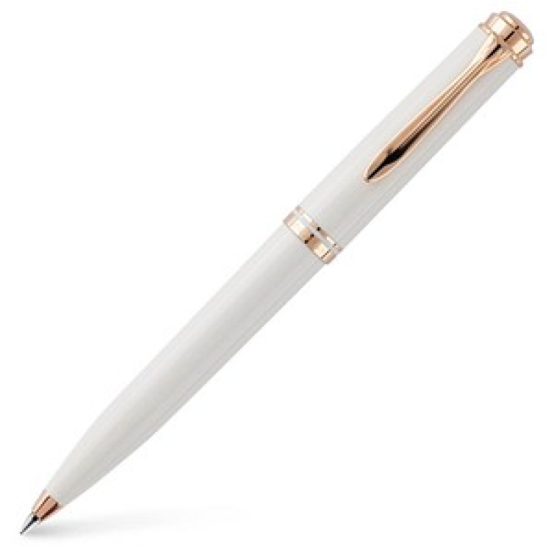 Pelikan Kugelschreiber Souverän K600 weiß/rose-gold, Schreibfarbe: schwarz, 1 St. – Bild 1 von 11