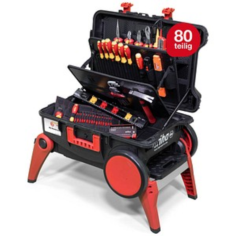 Wiha XXL 4 Trolley electric 45734 Werkzeugtrolley 80-tlg. – Bild 1 von 6
