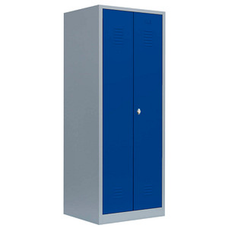 LÜLLMANN Spind enzianblau, lichtgrau 515421, 1 Schließfach 80,0 x 50,0 x 180,0 cm – Bild 1 von 3