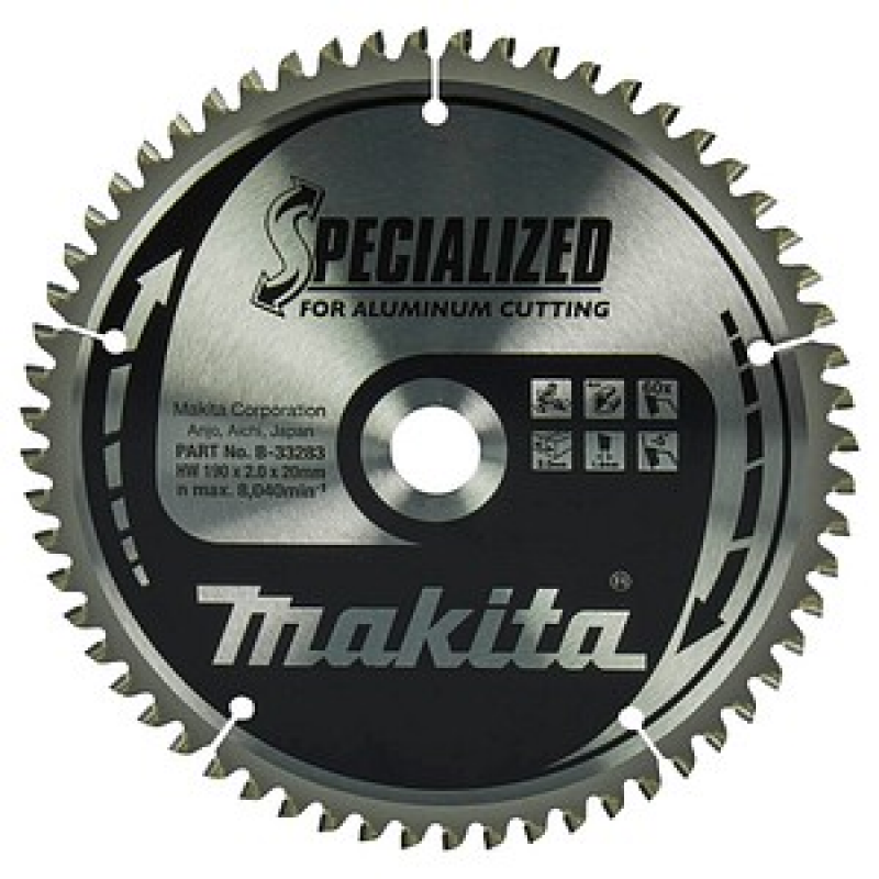 makita B-33283 Kreissägeblatt 190,0 mm, 60 Zähne, 1 St. – Bild 1 von 3