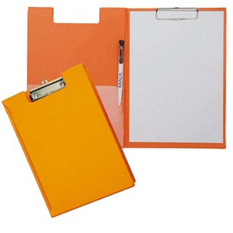 MAUL Klemmbrettmappe 2339243 DIN A4 orange Karton, 1 St. – Bild 1 von 3