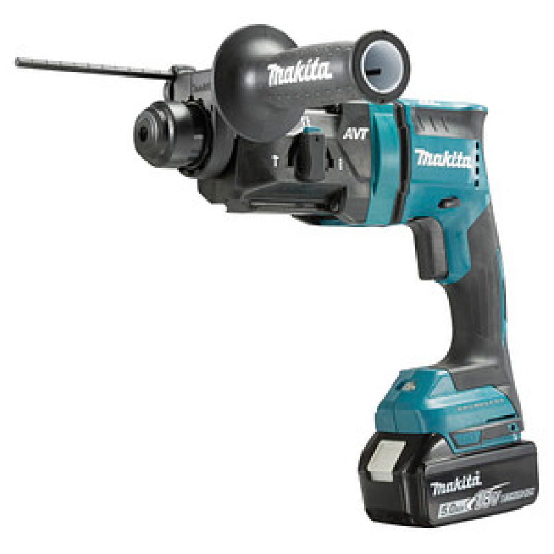 makita DHR182RTWJ Akku-Kombihammer-Set 18,0 V, mit 2 Akkus – Bild 1 von 11