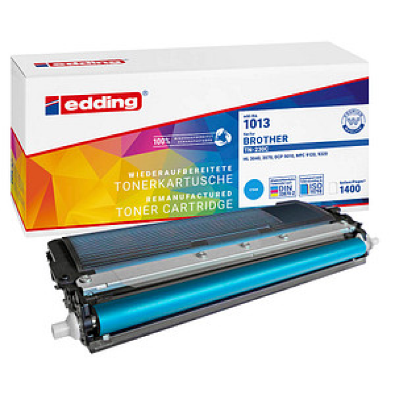 edding cyan Toner kompatibel zu brother TN-230C – Bild 1 von 3