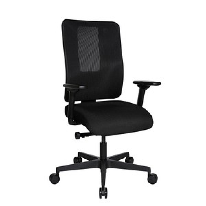 Topstar Bürostuhl Sitness Open X (N) Deluxe, OX300TW2 T200 Stoff schwarz, Gestell schwarz – Bild 1 von 9