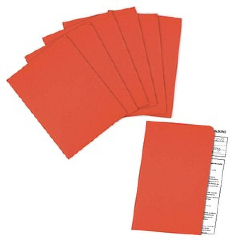 ELCO Sichthüllen Ordo discreta DIN A4 rot glatt 120 g/qm, 100 St. – Bild 1 von 3