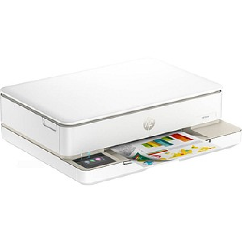 HP ENVY 6120e All-in-One 3 in 1 Tintenstrahl-Multifunktionsdrucker weiß, HP Instant Ink-fähig – Bild 1 von 10