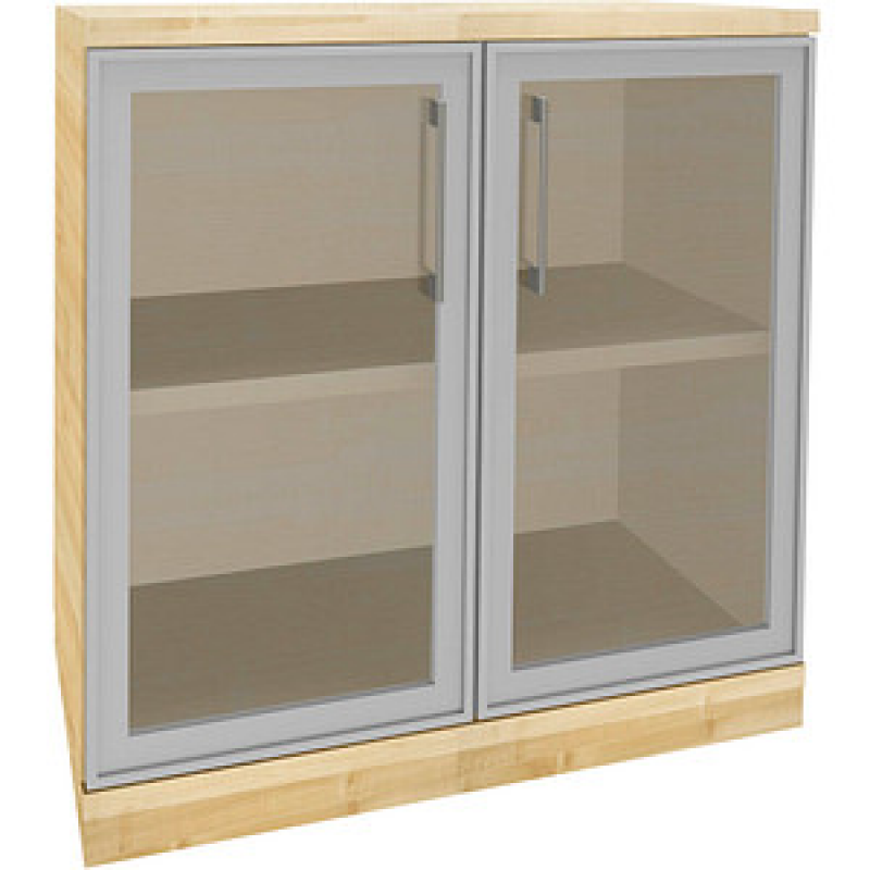 fm Aktenschrank Oldenburg, 4260429768097 königsahorn, Acrylglas klar 2 Fachböden 80,0 x 44,2 x 78,1 cm – Bild 1 von 2
