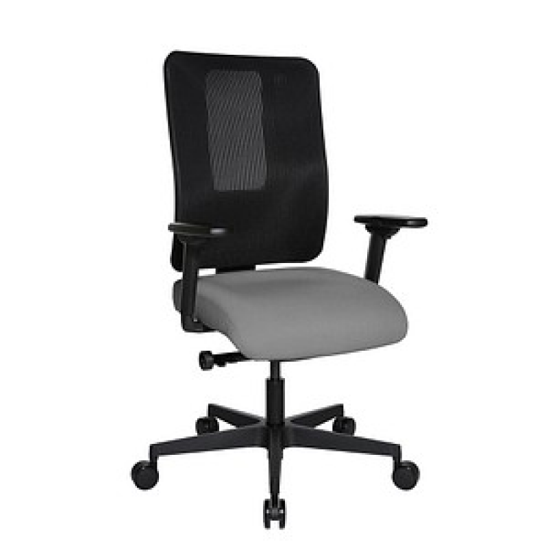 Topstar Bürostuhl Sitness Open X (N) Deluxe, OX300TW2 T230 Stoff grau, Gestell schwarz – Bild 1 von 6